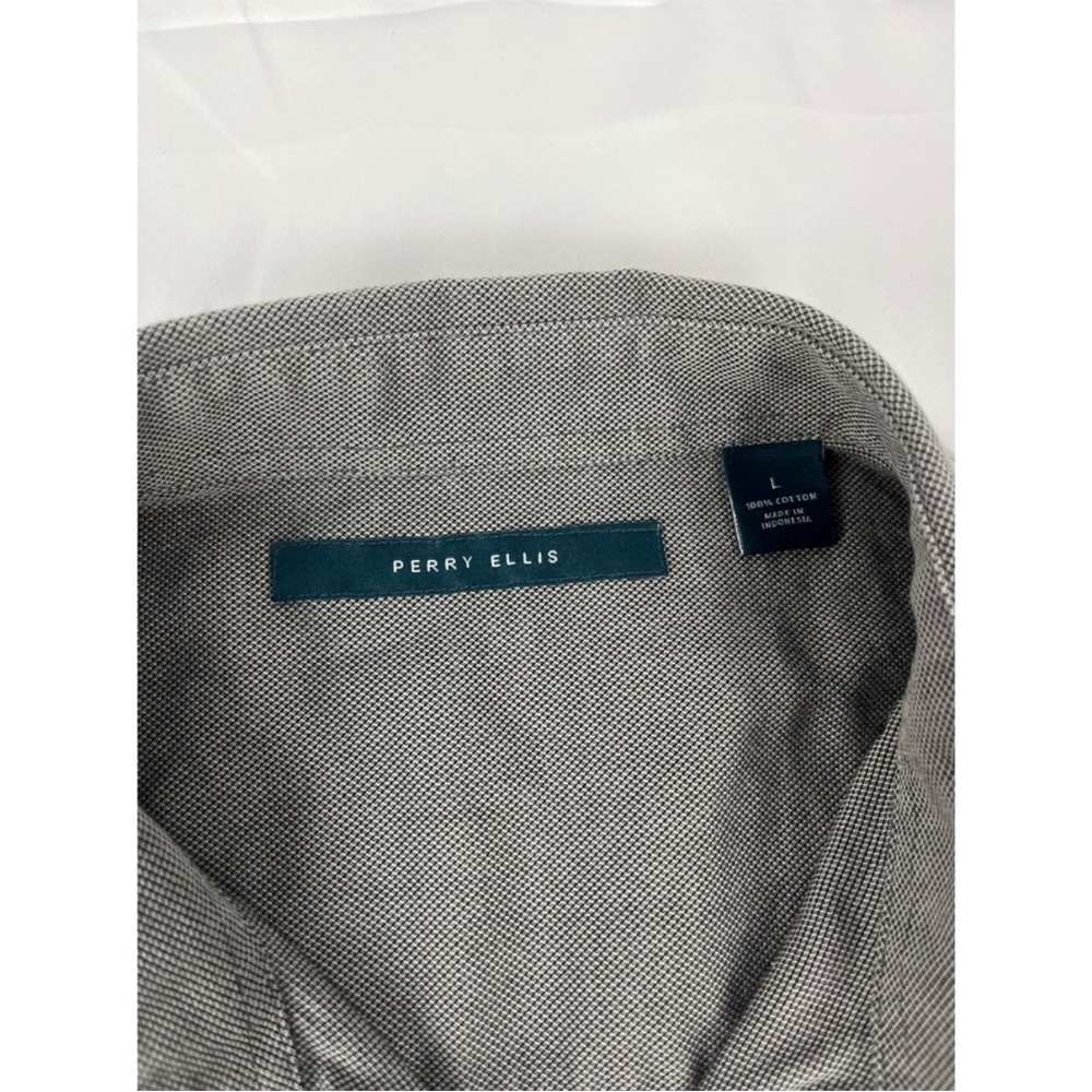 Perry Ellis Gray Shirt - Picture 5 of 7